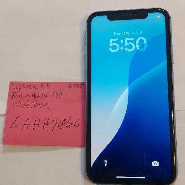 Apple iPhone Xr - TracFone, 64 GB, Blue, A1984
