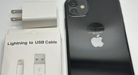 Good
													Apple iPhone 11 - Unlocked, Black, 128 GB, A2111, photo 2 of 6