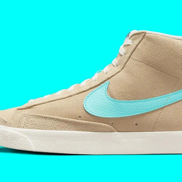 Nike Blazer Mid 77 Desert Ore Light Aqua - 10.5