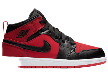 Jordan 1 Mid Gym Red Black (PS) for sale
