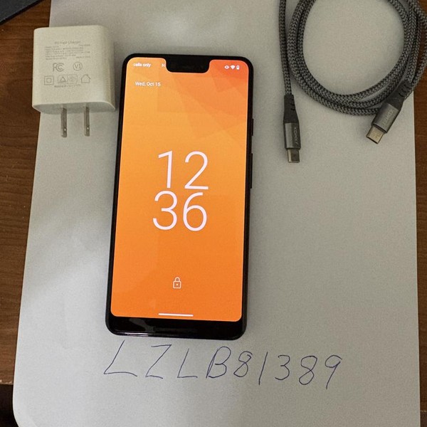 Google Pixel 3 XL - Unlocked, Black, 64 GB, Google Edition