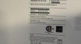 New
													MacBook Pro 2021 - 16" - Apple M1 Pro 10-core, Gray, 512 GB, 32 GB, photo 3 of 4