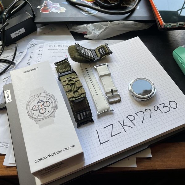 Samsung Galaxy Watch8 Classic - Wi-Fi, White, SM-L500, 46mm