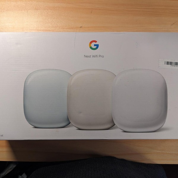 Google Nest Wifi Pro 6e Mesh Router - Multicolor, 3-Pack