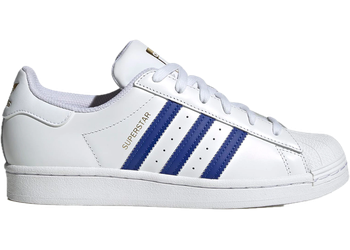adidas Superstar White Semi Lucid Blue Gold Metallic (Women's) for sale
