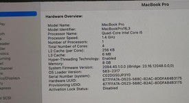 Good
													MacBook Pro 2020 - 13" - I5, Gray, 512 GB, 8 GB, photo 4 of 9