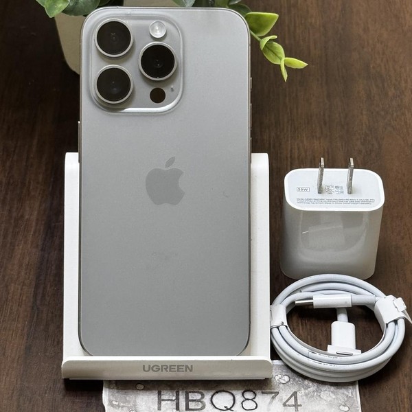 Apple iPhone 15 Pro - Unlocked, 128 GB, Natural, A2848