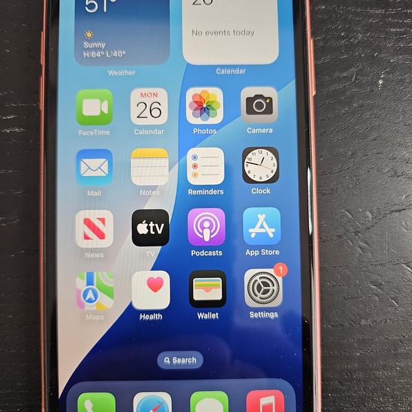 Apple iPhone Xr - Unlocked, 64 GB, Coral, A1984