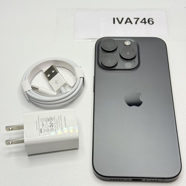 Apple iPhone 15 Pro - Unlocked, 128 GB, Black, A2848