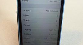 Good
													Apple iPhone 5C - Unlocked, Blue, 8 GB, A1532, GSM, photo 5 of 6