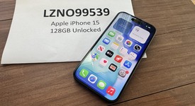 Fair
													Apple iPhone 15 - Unlocked, Black, 128 GB, A2846, photo 1 of 4