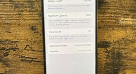 Good
													Apple iPhone 16 - Unlocked, Black, 128 GB, A3081, photo 2 of 12