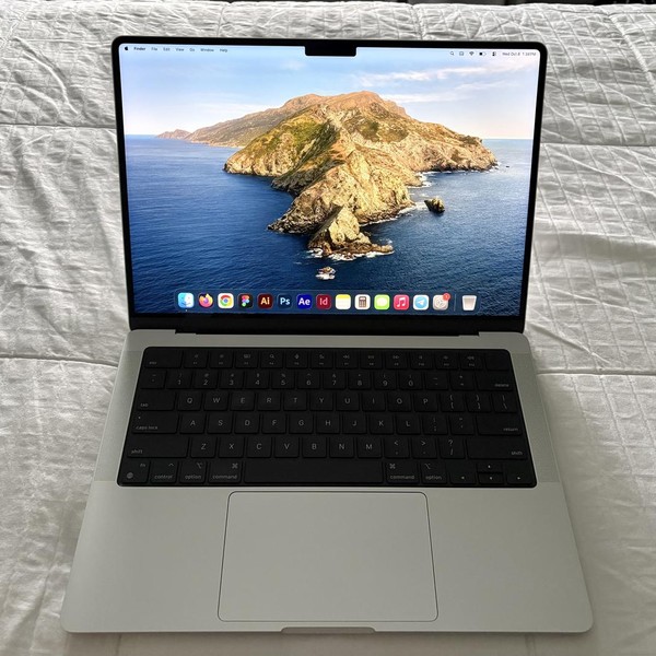 MacBook Pro 2021 - 14 inch - 512 GB, Silver, 16 GB, Apple M1 Pro 8-core