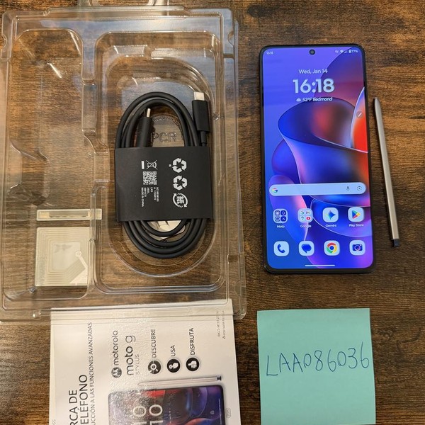 Moto G Stylus 5G (2025) - Unlocked, Gibraltar Sea, 128 GB, 8 GB