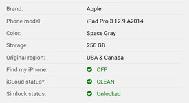 Good
													Apple iPad Pro 12.9" 3rd Gen 2018 - Unlocked, Silver, 256 GB, A2014, photo 5 of 5