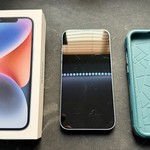 Good Apple iPhone 14 - Unlocked, Blue, 128 GB, A2649