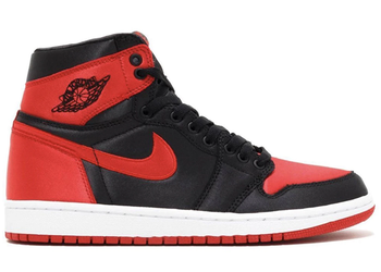 Jordan 1 Retro High OG Satin Bred (Women's) for sale