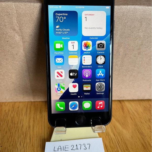 Apple iPhone SE 3rd Gen 2022 - Unlocked, 64 GB, Midnight, A2595