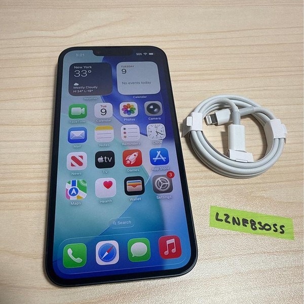 Apple iPhone 14 - Unlocked, 128 GB, Midnight, A2649