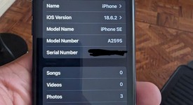 Good
													Apple iPhone SE 3rd Gen 2022 - Straight Talk, Midnight, 64 GB, A2595, photo 3 of 12