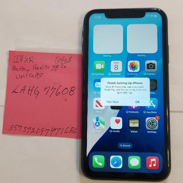 Apple iPhone Xr - Unlocked Non-US, 64 GB, Black, A2106