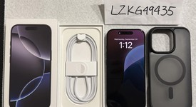 Good
													Apple iPhone 16 Pro - Unlocked, Black, 128 GB, A3083, photo 1 of 10