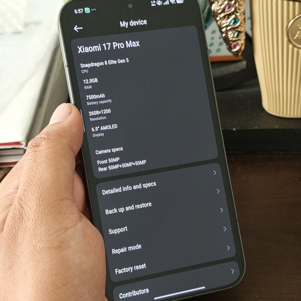 Xiaomi 17 Pro Max - Unlocked Non-US, 512 GB, Black, 12 GB