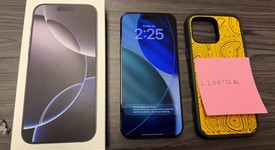 Good
													Apple iPhone 16 Pro Max - Unlocked, Black, 256 GB, A3084, photo 1 of 13