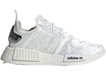 adidas NMD R1 Velour White Silver (Women's) for sale