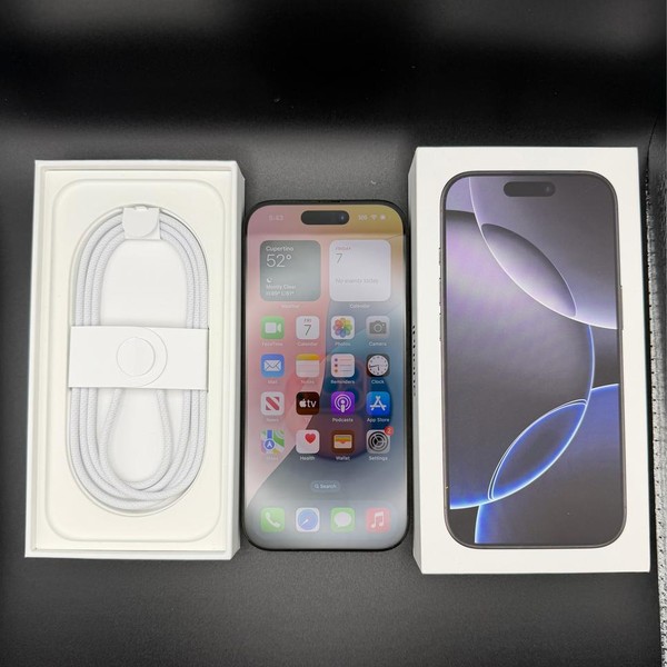 Apple iPhone 16 Pro - Unlocked, 512 GB, Black, A3083