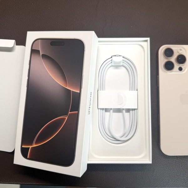 Apple iPhone 16 Pro Max - Unlocked, 256 GB, Desert, A3084