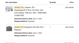 Mint
													Microsoft Surface Pro 11 - Platinum, 512 GB, 16 GB, photo 2 of 17