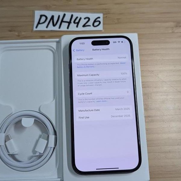 Apple iPhone 15 - Unlocked, 128 GB, Black, A2846