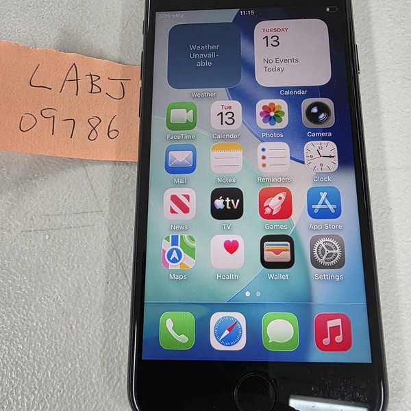 Apple iPhone SE 3rd Gen 2022 - Unlocked, 128 GB, Midnight, A2595