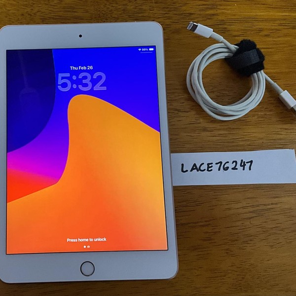 Apple iPad Mini 5th Gen - Unlocked, 256 GB, Gold