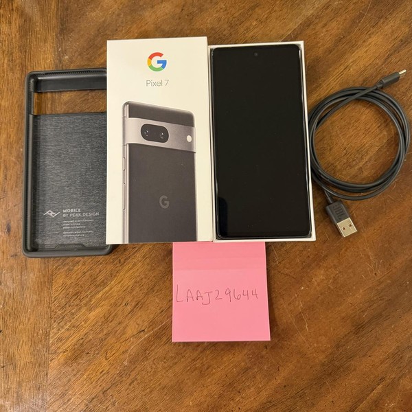 Google Pixel 7 - AT&T, 128 GB, Obsidian, 8 GB, GQML3, mmWave 5G