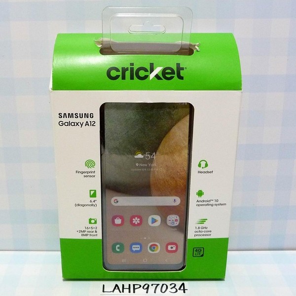 Samsung Galaxy A12 - Cricket, 32 GB, Blue, 3 GB