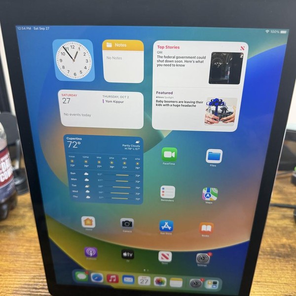Apple iPad Pro 12.9 inch 1st Gen 2015 - Wi-Fi, 32 GB, Gray, A1584, 1st Gen 2015