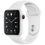 Good Apple Watch Series 5 40mm - Unlocked, White, A2094 Cellular, Ceramic