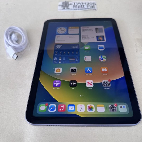 Apple iPad Mini 6th Gen - Wi-Fi, 64 GB, Starlight, A2567