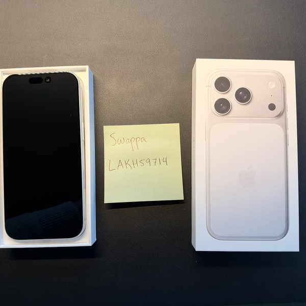 Apple iPhone 17 Pro - Unlocked, 1 TB, Silver, A3256