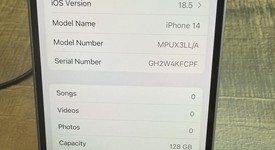 Good
													Apple iPhone 14 - Unlocked, Purple, 128 GB, A2649, photo 3 of 8