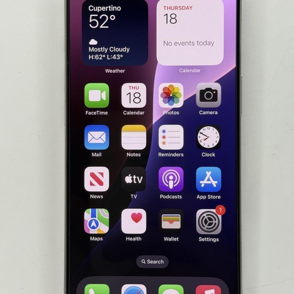 Apple iPhone 16 Pro - AT&T, 256 GB, White, A3083