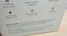 New
													Amazon Fire 7 2022 - Wi-Fi, Blue, 16 GB, photo 3 of 3