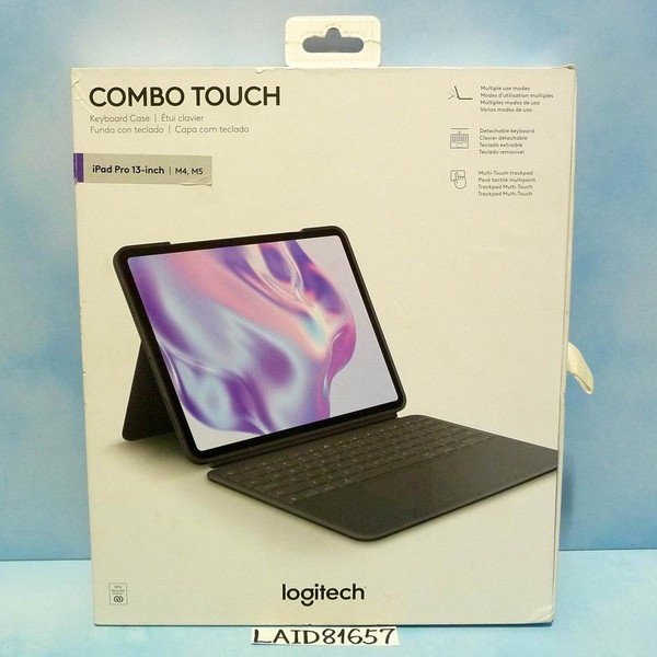 Logitech Combo Touch for iPad Pro - Graphite, M4 11 inch