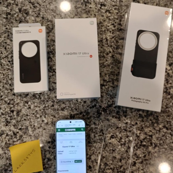 Xiaomi 17 Ultra - Unlocked Non-US, 512 GB, White, 16 GB