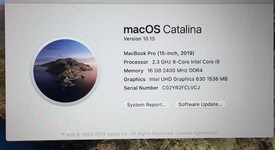 Good
													MacBook Pro 2019 - 15" - I9, Silver, 512 GB, 16 GB, photo 3 of 12