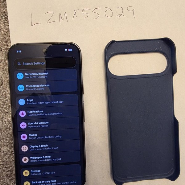 Google Pixel 9 Pro - Unlocked, 512 GB, Obsidian, 16 GB, GR83Y