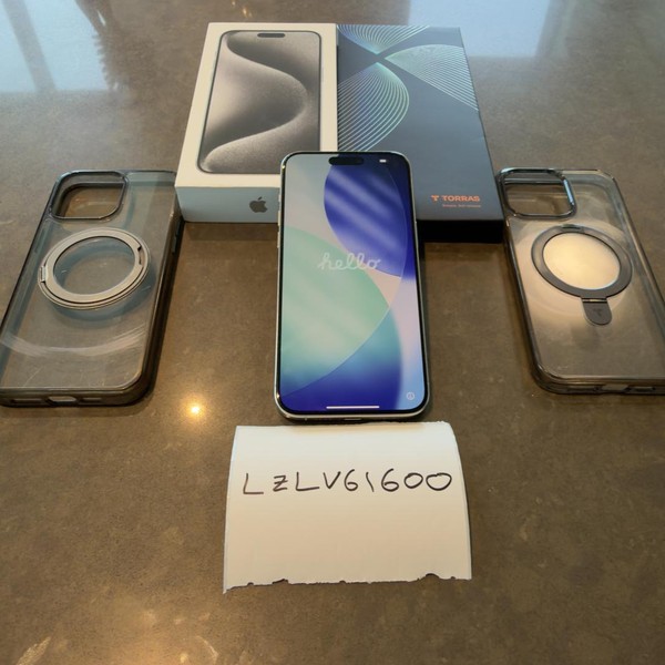 Apple iPhone 15 Pro Max - Unlocked, 1 TB, White, A2849