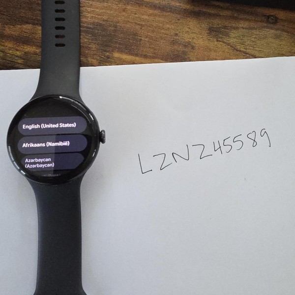 Google Pixel Watch 3 - Wi-Fi, Black, 45mm, Wi-Fi